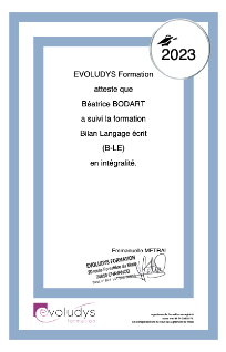 Soutien scolaire et bilan du langage écrit